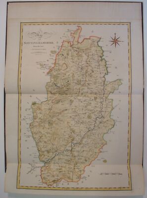 JOHN CARY Nottinghamshire Map 1805 Complete section Ex Gough Camden's Britannia