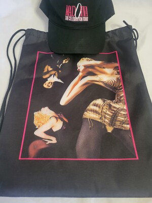 Madonna \'The Celebration Tour\' Adjustable Cap & Drawstring Bag Madonna  main image 2