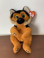Ty Beanie Babies ACE the Dog Beanbag 8” Plush German Shepard