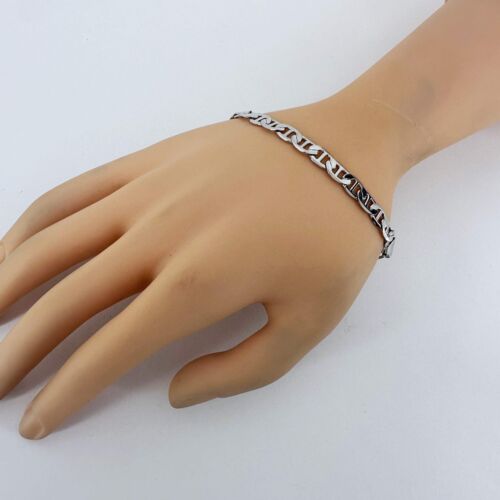 Flat Mariner Link Chain Bracelet - Picture 5 of 7