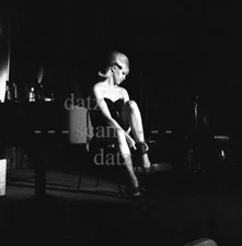 1960s Negative-sexy blonde pinup girl on stage-burlesque show t262546