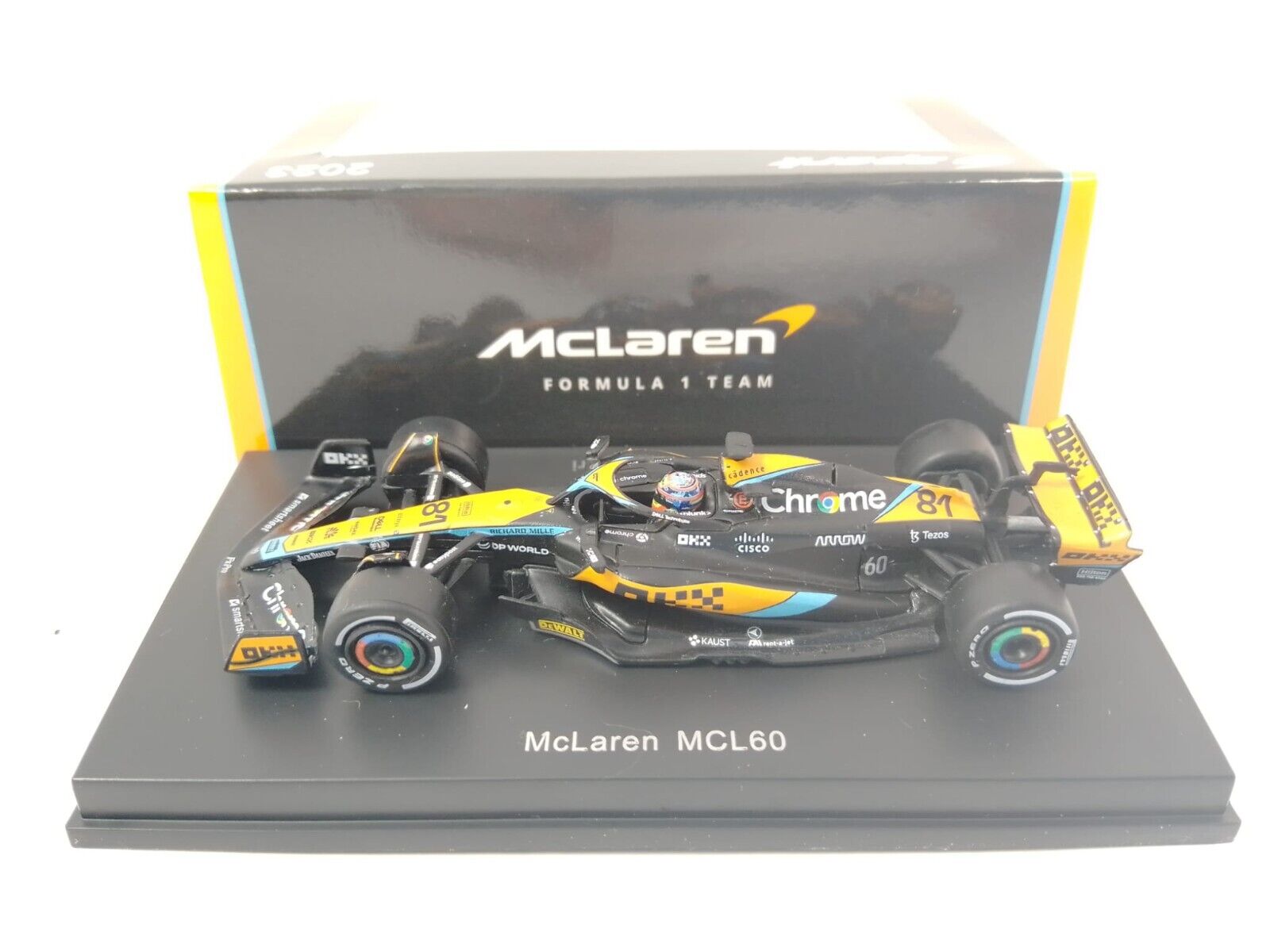 Spark F1 McLaren MCL60 #81 Oscar Piastri 2023 1/64 Y292 for Spark F1 McLaren MCL60 #81 Oscar Piastri 2023 1/64 Y292 for