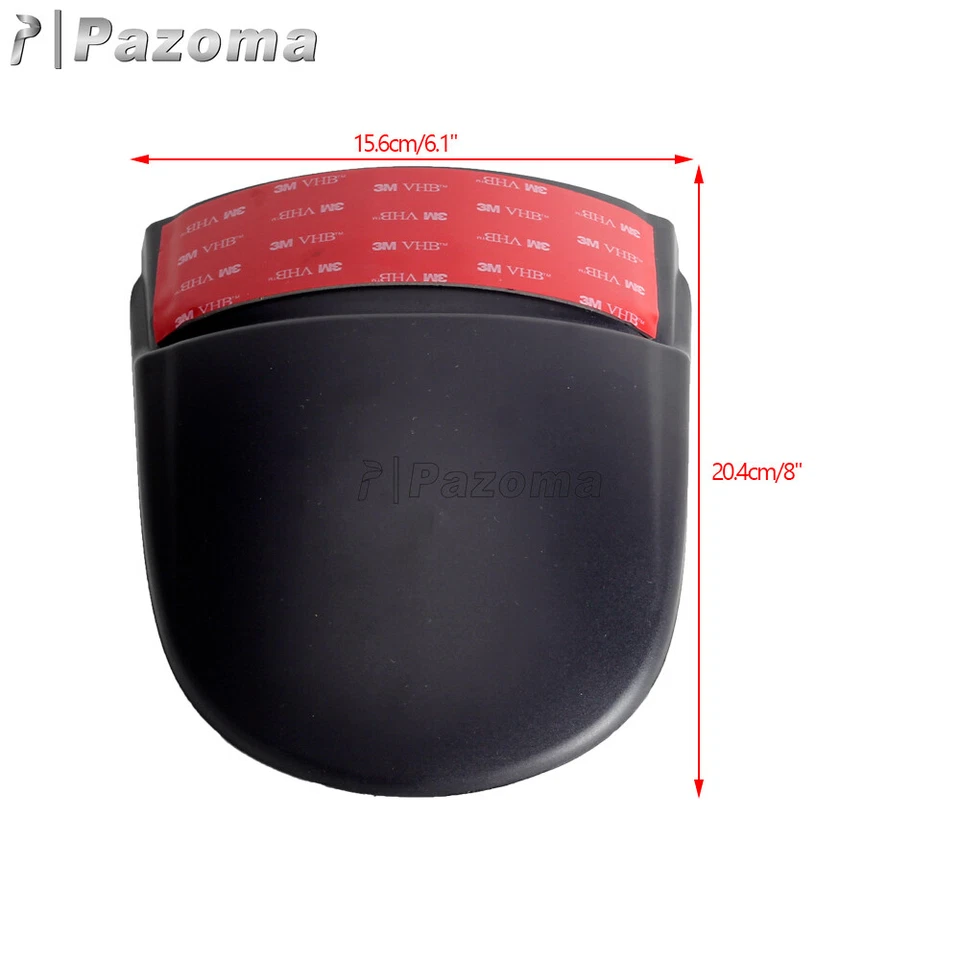 Black Front Fender Mudguard Extension Sticker For Harley PAN AMERICA 1250 S 2021 Foto 2 de 4