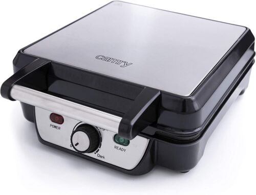MACCHINA CIALDE PIASTRA WAFFEL DOLCI BELGI WAFER WAFFLE MAKER 1500W Antiaderente - Foto 4 di 8