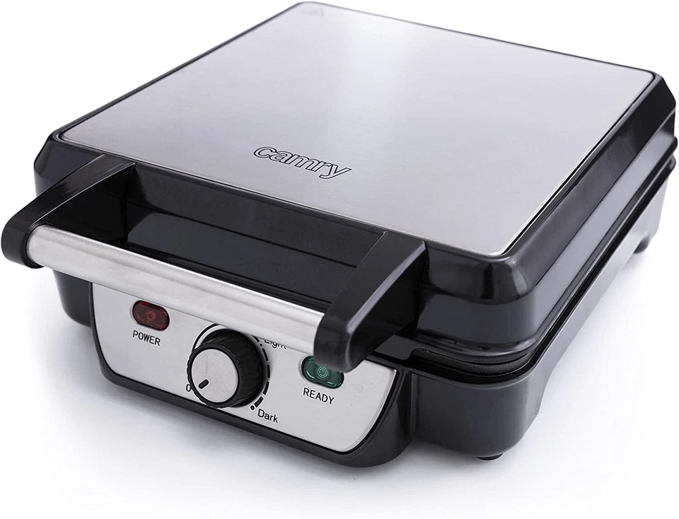 MACCHINA CIALDE PIASTRA WAFFEL DOLCI BELGI WAFER WAFFLE MAKER 1500W Antiaderente - Immagine 4 di 4