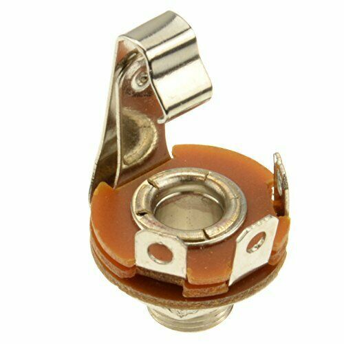6.35mm 1/4 inch Mono Replacement Solder Type Socket Chassis Mount Switched [0056 - Afbeelding 6 van 12