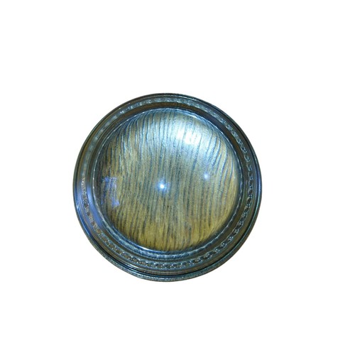 Vintage glass magnifying paperweight - Picture 2 of 3