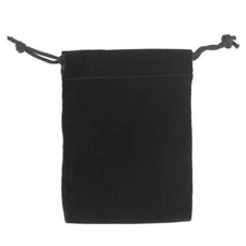 120 Black Velvet Drawstring Pouches 3" x 4" Draw String Jewelry Gift Bags Pouch