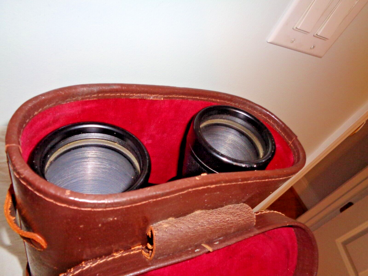 Vintage UNITED Binoculars Chicago 20 Made in Japan 20 x50 Hard