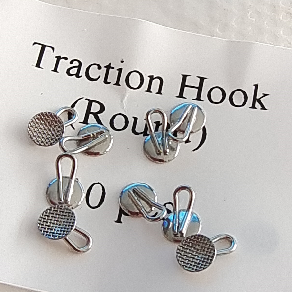 50Pcs Dental Orthodontic Brackets Traction Hooks Round/Rectangular