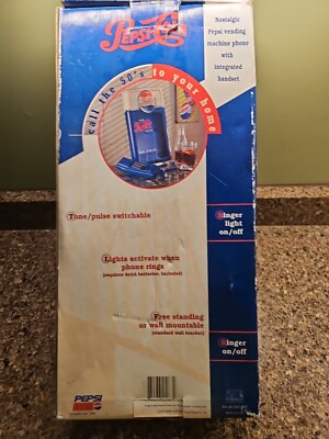 Pepsi Cola 1995 Vending Machine Looking Telephone Phone Pepsi Cola 1995 Vending Machine Looking Telephone Phone