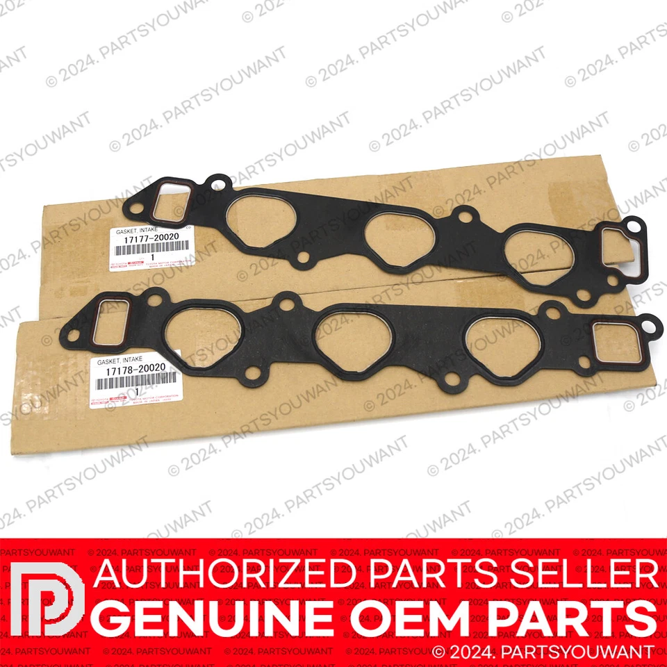 Juego de juntas de culata de colector de admisión GENUINA Toyota Lexus OEM 17177-20020 17178-20020 Foto 2 de 4