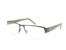 Jaguar 39338 865 Chocolate Brown Bark Eyeglass Frame 54 17 140