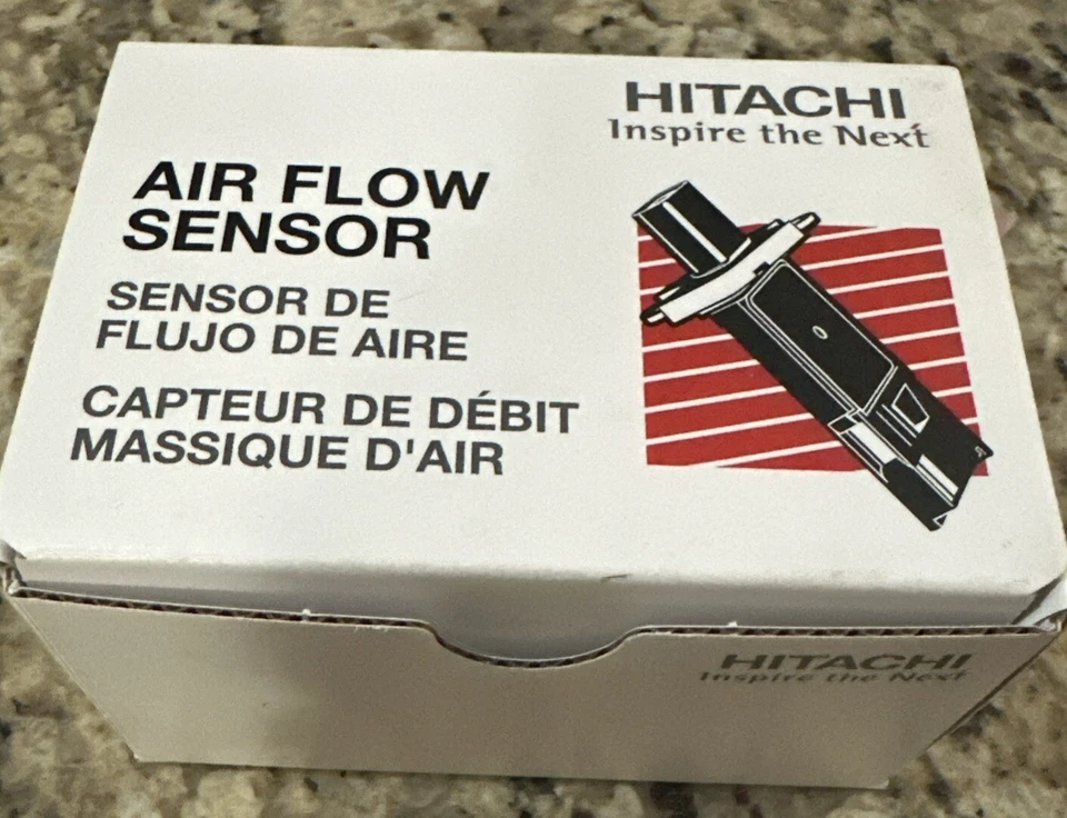 Sensor de flujo de masa de aire Hitachi para Buick Chevy Impala LS Oldsmobile Pontiac 3,8 L Foto 2 de 2