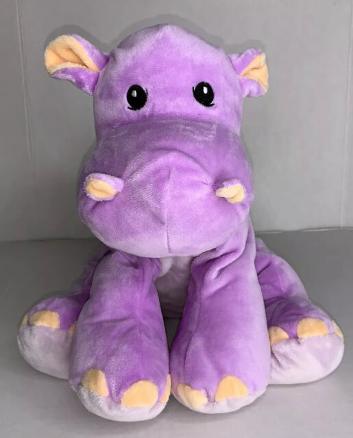 Vintage DAKIN Plush Hippo Light Purple 14 x 10 Large Baby Stuffed Animal | eBay