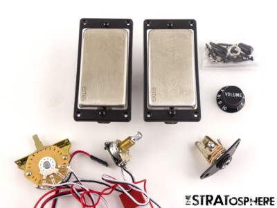 USA Fender Jim Root Jazzmaster EMG 81/60 Active Humbucker PICKUPS POTS KNOBS