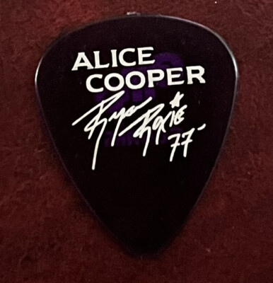ALICE COOPER Ryan Roxie 2000 tour guitar pick Gitarrenplektrum