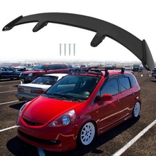 Rear Roof Spoiler Trunk Lip Wing Carbon Fiber Style For Honda Fit Dx Lx 2006-20
