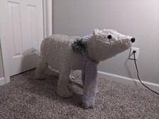 Large Lighted Polar Bear Christmas Outdoor Decor