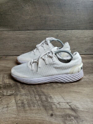 Nobull Ripstop Running Shoes White Low Top Geometric Lace Up  display picture 1
