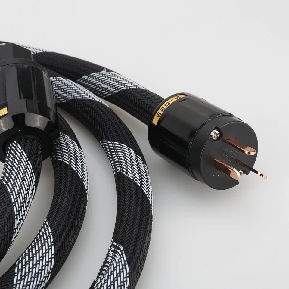Pure Copper 3 Prong AU Hifi Power Cable AC Audiophile Australia Plug IEC C13 - Image 4 of 4