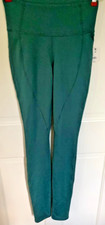 EUC Free People Movement LONG Leggings XS MIDNIGHT JADE 94683729