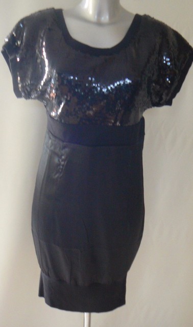 sequin satin dress