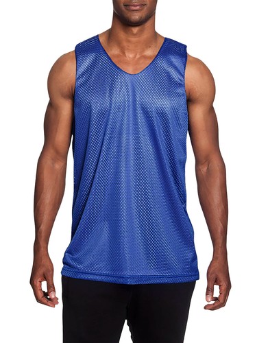 Herren Basketball Trikot Netz Tank Top Premium Übung Sport Team Wendbar - Bild 36 von 46