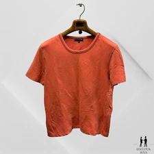 Citron Santa Monica Pink Solid Fleece Short Sleeve Sleeve T-Shirt XL