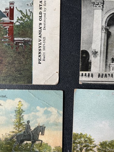 Harrisburg Pennsylvania PA Vintage Postkarte Lot von 7 Country Club Bridge Park - Bild 4 von 6
