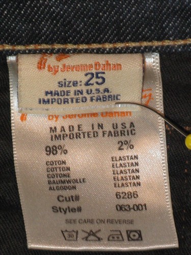 Citizens of Humanity Kelly Straight Crop Jeans Wm Sz 25 Blue Distressed+Stretch - Picture 6 of 7