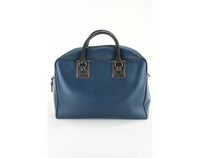 Dolce & Gabbana Men's Duffle/gym Bag Blue Leather - on sale Dolce & Gabbana Men's Duffle/gym Bag Blue Leather - on sale