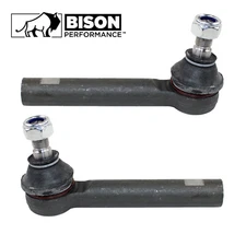 Bison Performance 2pc Set Front LH RH Outer Steering Tie Rod End For Saab 9000