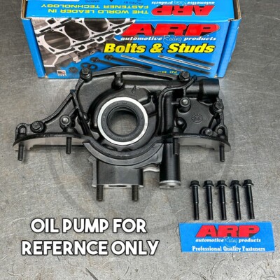 ARP Oil Pump Bolts Kit For 92-00 Honda Civic SOHC D Series D15 D16 (Black)