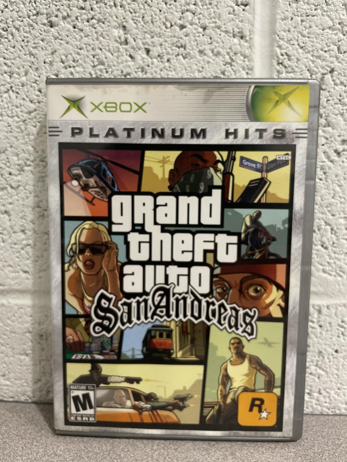 XBOX 360 GTA SAN ANDREAS PLAT. HITS…, Electronics