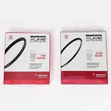 1 Set - Genuine Manfrotto Xume MFXFH52 Filter Holder & MFXLA52 Lens Adapter 52mm