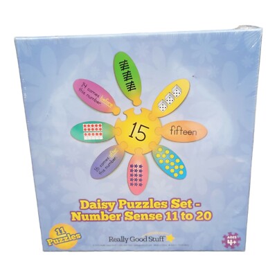 Daisy 11 Puzzles Set - Number Sense 11 To 20 - Educational Fun Learning
