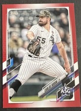 2021 Topps Update #ASG-42 Carlos Rodon  2021 MLB All-Stars Red # 01/10