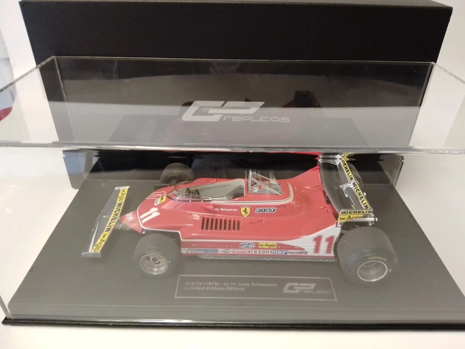 GP Replicas Ferrari 312 T4 Scheckter World Champion 1979 Monaco GP 1/18 GP002D - Immagine 3 di 4