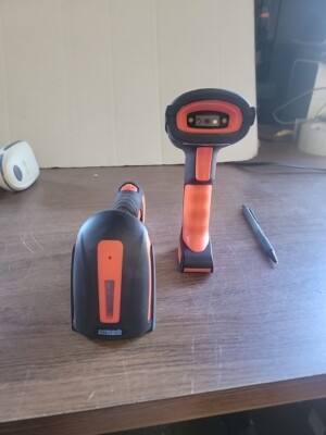 Symcode Wireless 2D Barcode QR Bluetooth Scanner  MJ-2020db. Lot Of 2