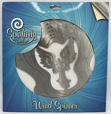 Spinfinity Wind Spinner 12" Angel-  New Stainless Steel