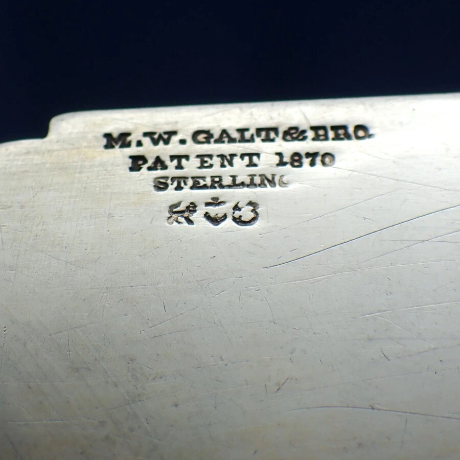Нож для масла Louis XIV Master Gorham чистое серебро 1870 г. без моно - Изображение 4 из 4