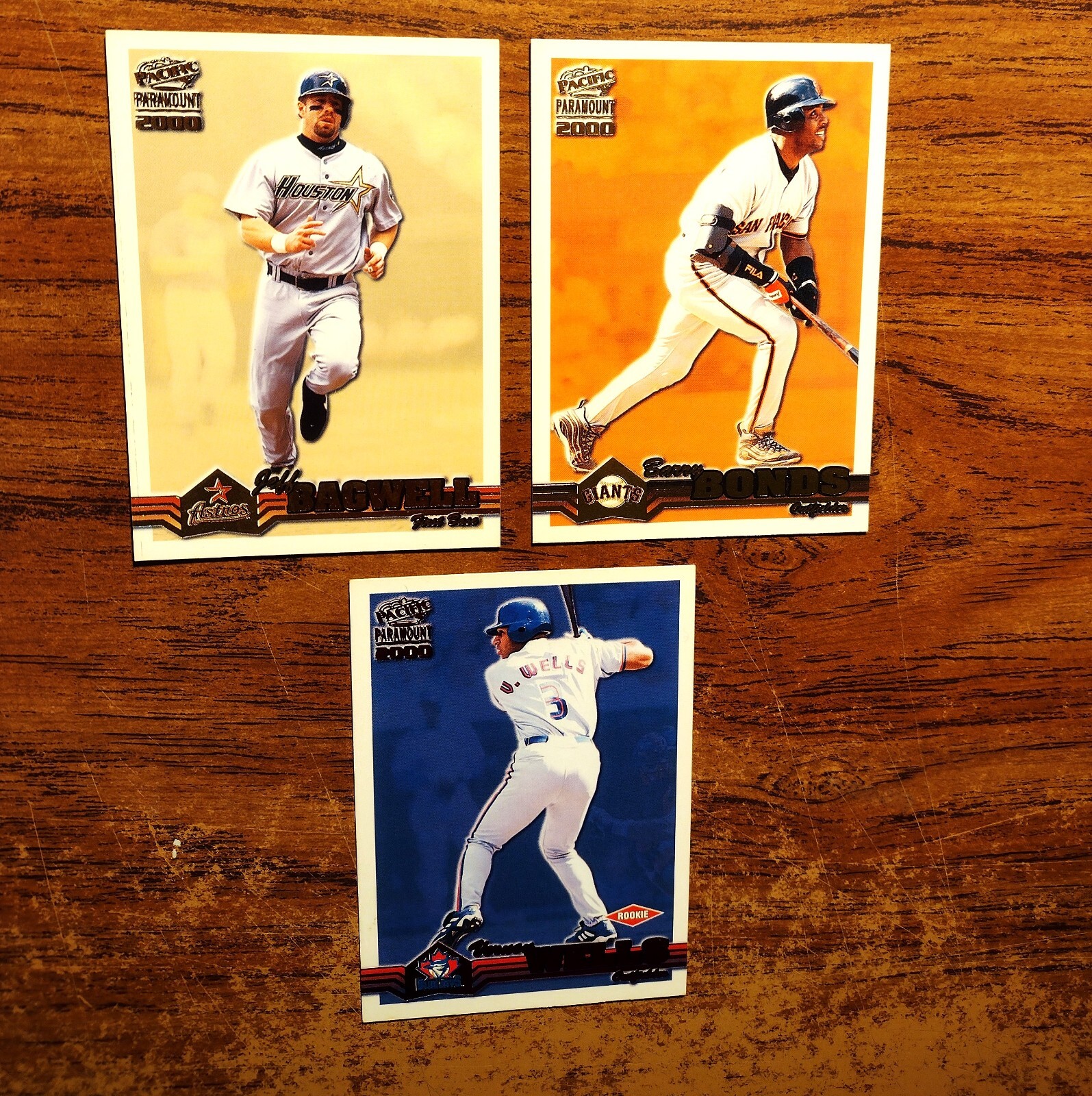 2000 PACIFIC PARAMONT (LOT OF 3) GOLD RUBY PARALELL'S BONDS BAGWELL V WELLS (RC)