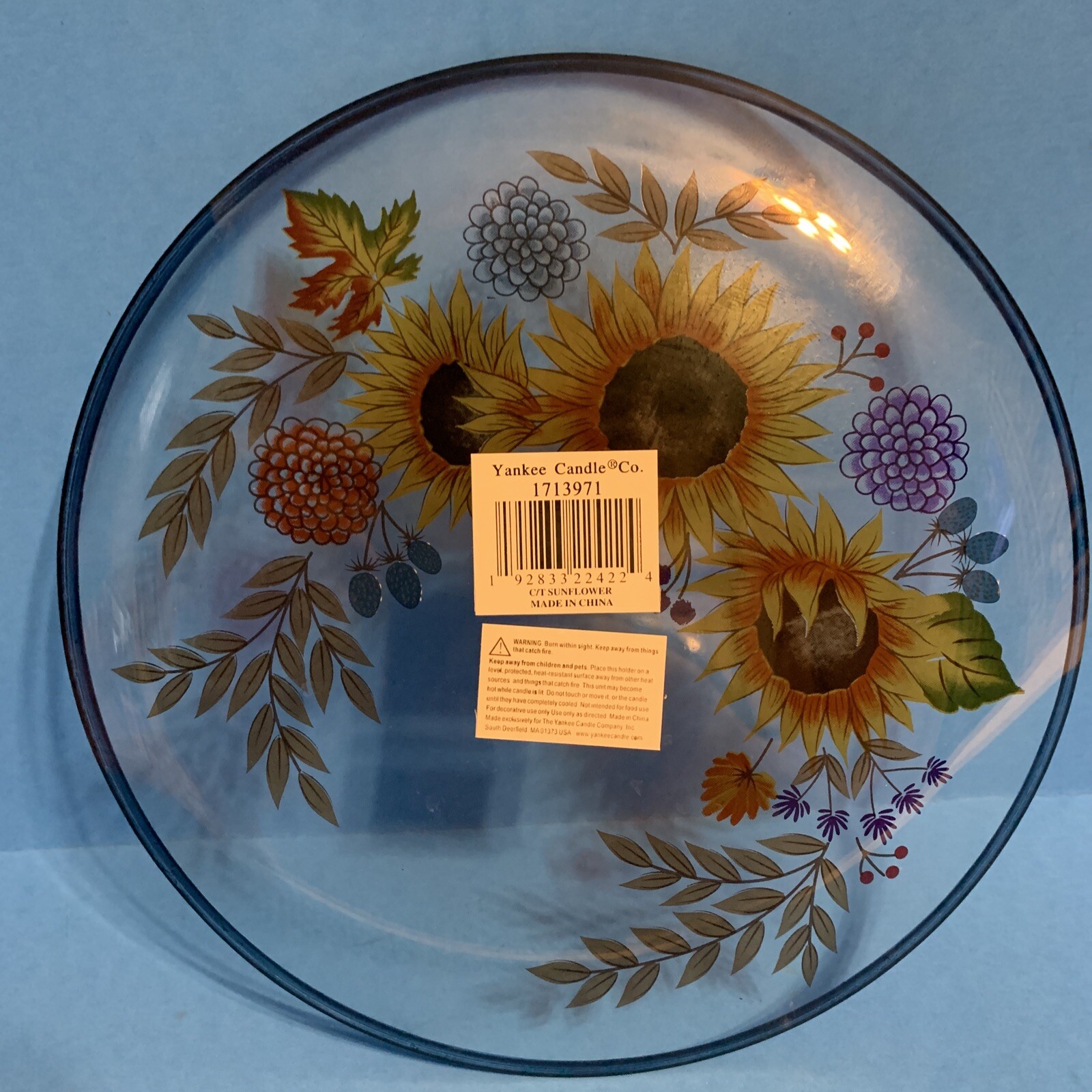 Yankee Candle Sunflower plate Fall (Lot4) eBay