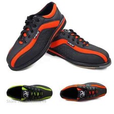 Men Women PU Leather Bowling Shoes Unisex Right-hand Non-slip Breathable Sneaker