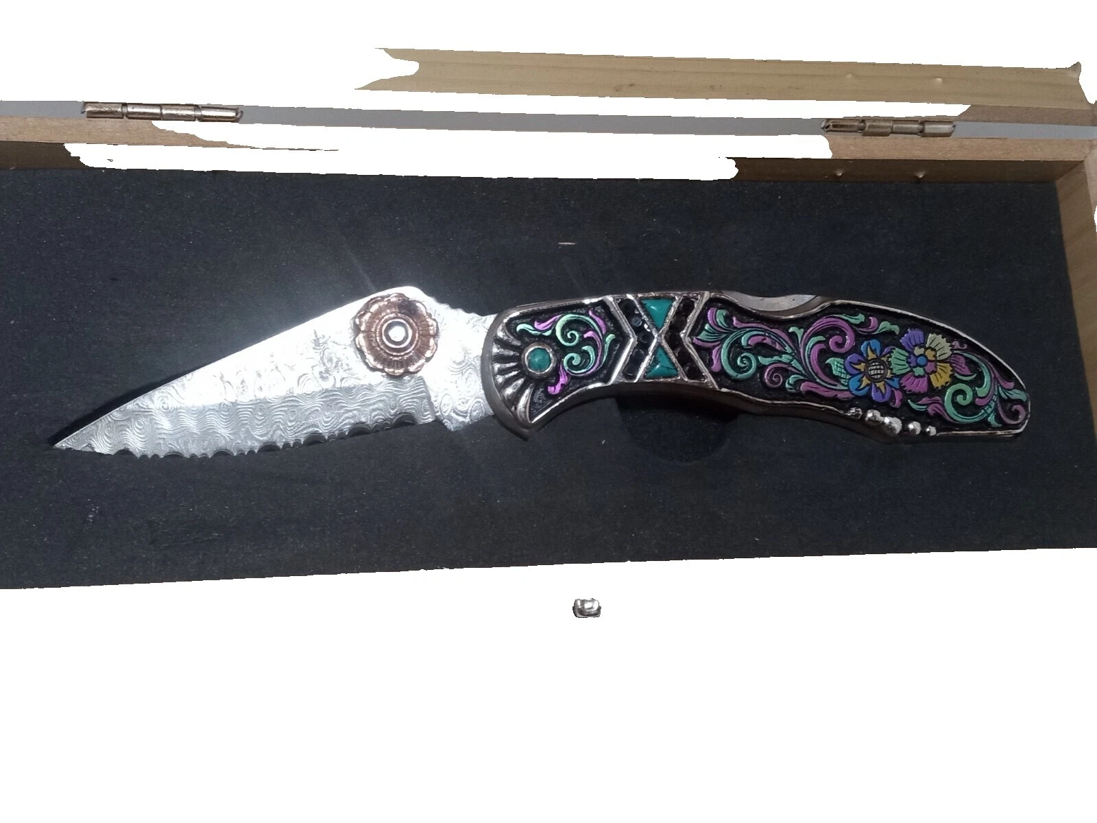 Titanium Handle Collectible Fixed Blade Knives