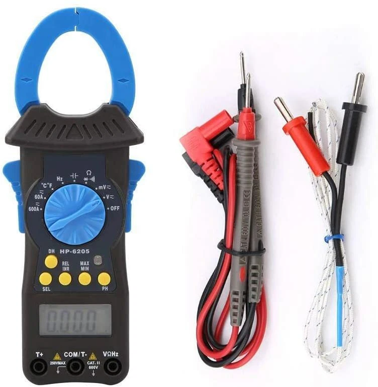 LCD Echteffektivwertm AC DC Stromzange Zangenamperemeter Zangen Gleichstromzange - Bild 2 von 4