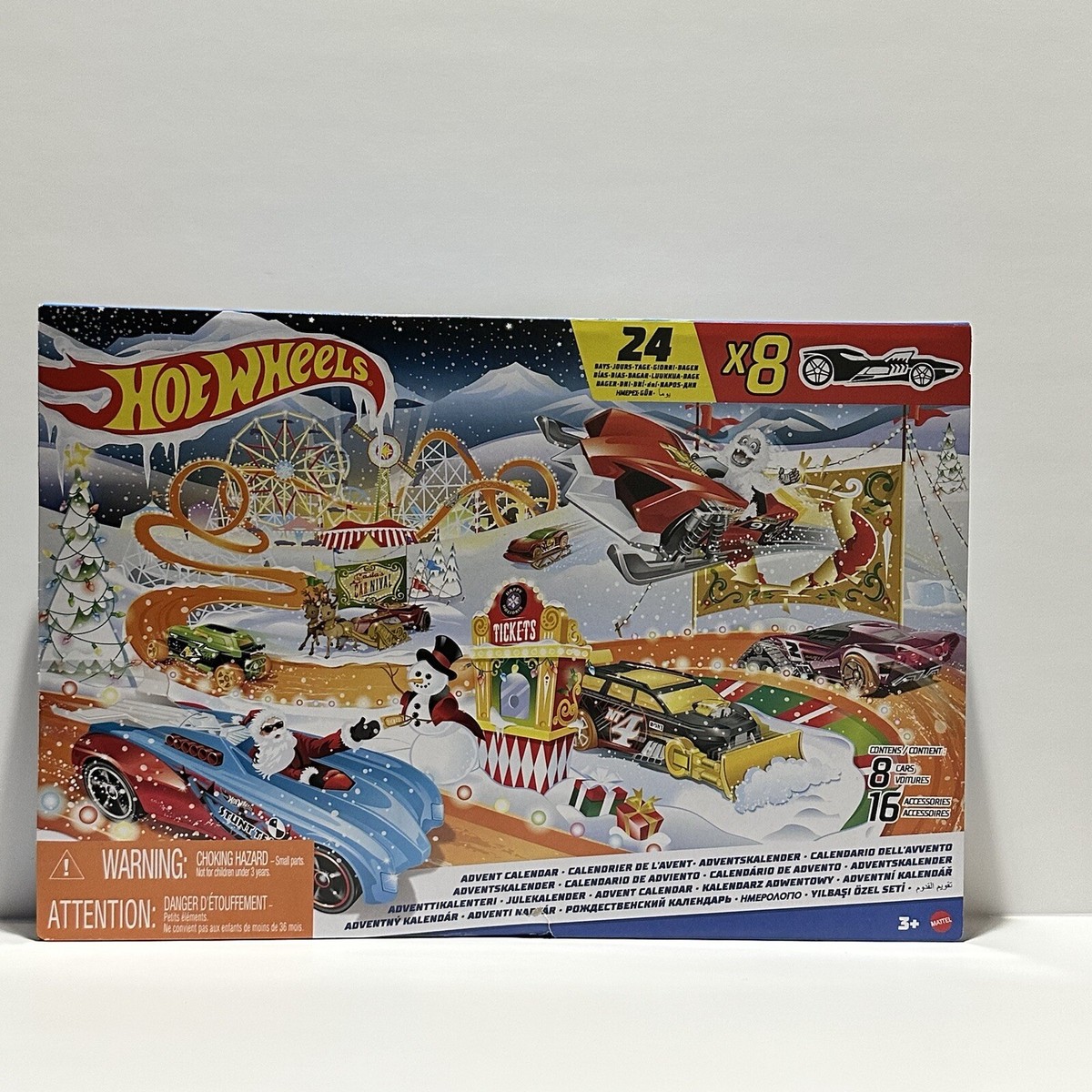 Mattel - Hot Wheels Advent Calendar 2022 [New Toy] Calendar, Toy