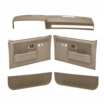 Coverlay 18-601CL for 81-82 GMC C3500 Med Brown Interior Combo Kit Power Locks