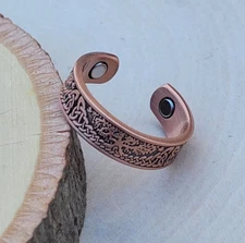 Pure Copper Magnetic Ring - Arthritis Adjustable Ring Tree of Life
